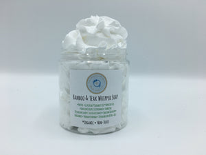 Bamboo & Teak Whipped Bath Foam Soap