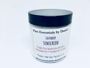 Natural Pomegranate Sunscreen - Lavender